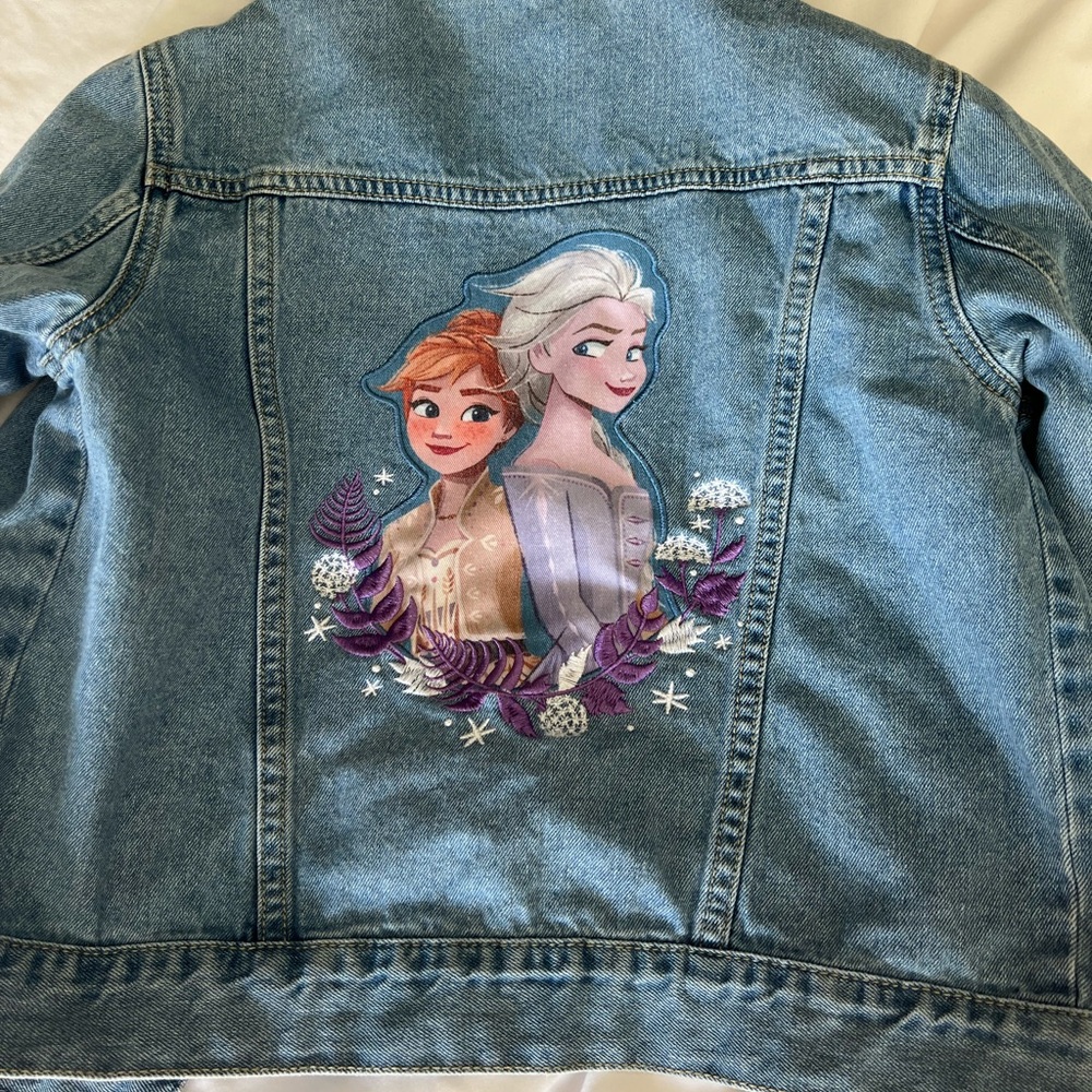 Disney brand girls Frozen Jean jacket